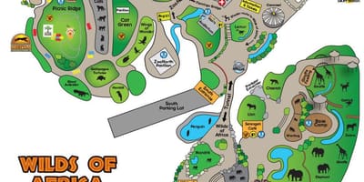 Mapa de Dallas zoo